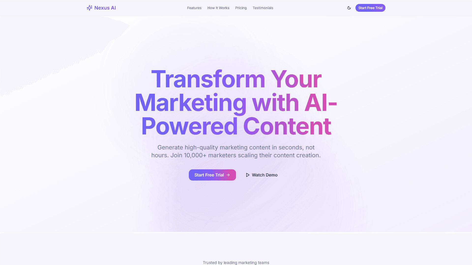 Screenshot de Nexus AI